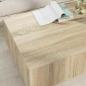 Preview: Couchtisch Sonoma-Eiche 95 x 55 x 31 cm Holzwerkstoff