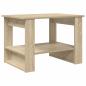 Preview: Couchtisch Sonoma-Eiche 72 x 50 x 50 cm Holzwerkstoff