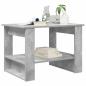 Preview: Couchtisch Beton Grau 72 x 50 x 50 cm Holzwerkstoff