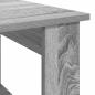 Preview: Couchtisch Graues Sonoma 72 x 50 x 50 cm Holzwerkstoff