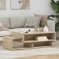 Preview: ARDEBO.de - Couchtisch Sonoma-Eiche 105 x 50 x 32,5 cm Holzwerkstoff