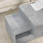 Preview: Couchtisch Beton Grau 105 x 50 x 32,5 cm Holzwerkstoff