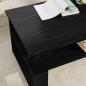 Preview: Couchtisch Schwarz Eichen-Optik 90 x 50 x 40 cm Holzwerkstoff