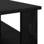 Preview: Couchtisch Schwarz Eichen-Optik 90 x 50 x 40 cm Holzwerkstoff