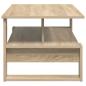 Preview: Couchtisch Sonoma-Eiche 90 x 50 x 40 cm Holzwerkstoff