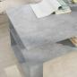 Preview: Couchtisch Beton Grau 90 x 50 x 40 cm Holzwerkstoff