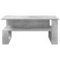 Preview: Couchtisch Beton Grau 90 x 50 x 40 cm Holzwerkstoff