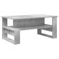 Preview: Couchtisch Beton Grau 90 x 50 x 40 cm Holzwerkstoff