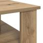 Preview: Couchtisch Artisan-Eiche 90 x 50 x 40 cm Holzwerkstoff