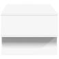 Preview: Couchtisch Weiß 80 x 46 x 35 cm Holzwerkstoff