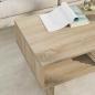 Preview: Couchtisch Sonoma-Eiche 80 x 46 x 35 cm Holzwerkstoff
