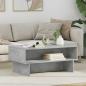 Preview: ARDEBO.de - Couchtisch Beton Grau 80 x 46 x 35 cm Holzwerkstoff