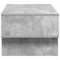 Preview: Couchtisch Beton Grau 80 x 46 x 35 cm Holzwerkstoff