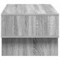 Preview: Couchtisch Graues Sonoma 80 x 46 x 35 cm Holzwerkstoff