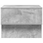 Preview: Couchtisch Beton Grau 48 x 46 x 35 cm Holzwerkstoff