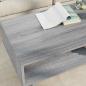 Preview: Couchtisch Graues Sonoma 100 x 46 x 35 cm Holzwerkstoff