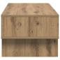 Preview: ARDEBO.de - Couchtisch Artisan-Eiche 100 x 46 x 35 cm Holzwerkstoff