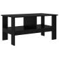 Preview: Couchtisch Schwarz Eichen-Optik 90 x 50 x 45 cm Holzwerkstoff
