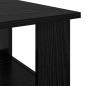 Preview: Couchtisch Schwarz Eichen-Optik 90 x 50 x 45 cm Holzwerkstoff