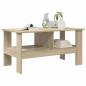 Preview: Couchtisch Sonoma-Eiche 90 x 50 x 45 cm Holzwerkstoff
