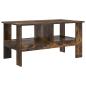 Preview: ARDEBO.de - Couchtisch Geräucherte Eiche 90 x 50 x 45 cm Holzwerkstoff