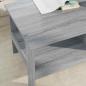 Preview: Couchtisch Graues Sonoma 90 x 50 x 45 cm Holzwerkstoff