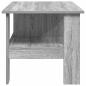 Preview: Couchtisch Graues Sonoma 90 x 50 x 45 cm Holzwerkstoff