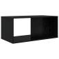 Preview: Kaffeetisch Set 2 Stk. Schwarz Eichen-Optik 90 x 48 x 40 cm