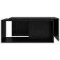 Preview: Kaffeetisch Set 2 Stk. Schwarz Eichen-Optik 90 x 48 x 40 cm