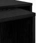 Preview: Kaffeetisch Set 2 Stk. Schwarz Eichen-Optik 90 x 48 x 40 cm