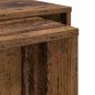Preview: Kaffeetisch Set 2 pcs Altholz Holzwerkstoff