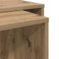 Preview: Kaffeetisch Set 2 Stk. Artisan-Eiche 90 x 48 x 40 cm