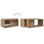 Preview: Kaffeetisch Set 2 Stk. Artisan-Eiche 90 x 48 x 40 cm