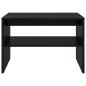Preview: Couchtisch Schwarz Eichen-Optik 60 x 50 x 40 cm Holzwerkstoff