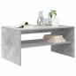 Preview: Couchtisch Beton Grau 80 x 50 x 40 cm Holzwerkstoff