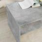 Preview: Couchtisch Beton Grau 80 x 50 x 40 cm Holzwerkstoff