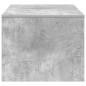 Preview: Couchtisch Beton Grau 80 x 50 x 40 cm Holzwerkstoff