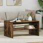 Preview: ARDEBO.de - Couchtisch Geräucherte Eiche 80 x 50 x 40 cm Holzwerkstoff