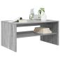 Preview: Couchtisch Graues Sonoma 80 x 50 x 40 cm Holzwerkstoff