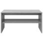 Preview: Couchtisch Graues Sonoma 80 x 50 x 40 cm Holzwerkstoff