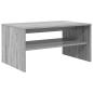 Preview: Couchtisch Graues Sonoma 80 x 50 x 40 cm Holzwerkstoff