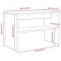 Preview: TV-Schränk Altholz 60 x 30 x 40 cm Holzwerkstoff