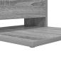 Preview: Beistelltisch Graues Sonoma 40 x 35 x 60,5 cm Holzwerkstoff