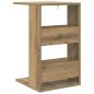 Preview: Beistelltisch Artisan-Eiche 40 x 35 x 60,5 cm Holzwerkstoff