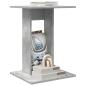 Preview: Beistelltisch Beton Grau 45 x 40 x 62,5 cm Holzwerkstoff