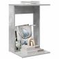 Preview: Beistelltisch Beton Grau 40 x 38 x 62,5 cm Holzwerkstoff
