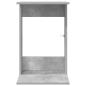 Preview: Beistelltisch Beton Grau 40 x 38 x 62,5 cm Holzwerkstoff