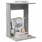 Preview: Beistelltisch Graues Sonoma 40 x 38 x 62,5 cm Holzwerkstoff