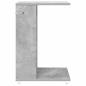 Preview: Beistelltisch Mit Rad Beton Grau 40 x 35 x 60 cm Holzwerkstoff