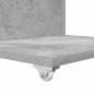 Preview: Beistelltisch Mit Rad Beton Grau 40 x 35 x 60 cm Holzwerkstoff